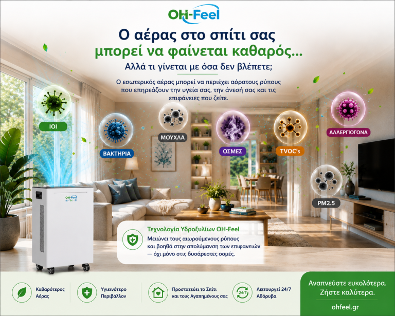 Μυρωδιά τσιγάρου σε σπίτι – OH-Feel Τεχνολογία Υδροξυλίων